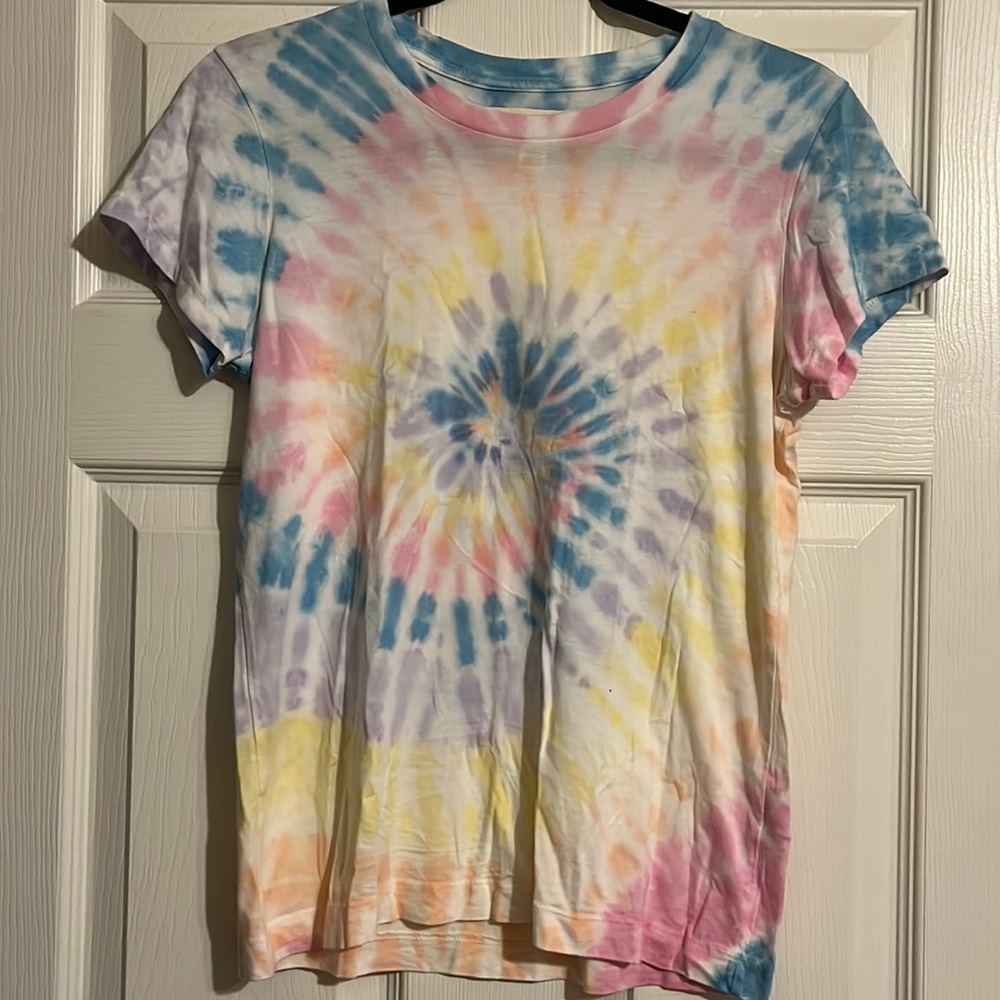 Madewell Rivet & Thread tie dye tshirt